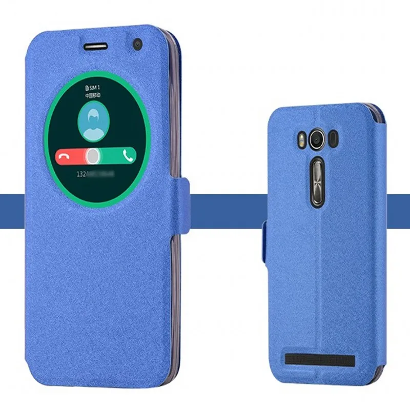 Для Asus Zenfone 2 Laser ZE500KL чехол бесплатно флип окна Z00ED подставка держатель внутренняя