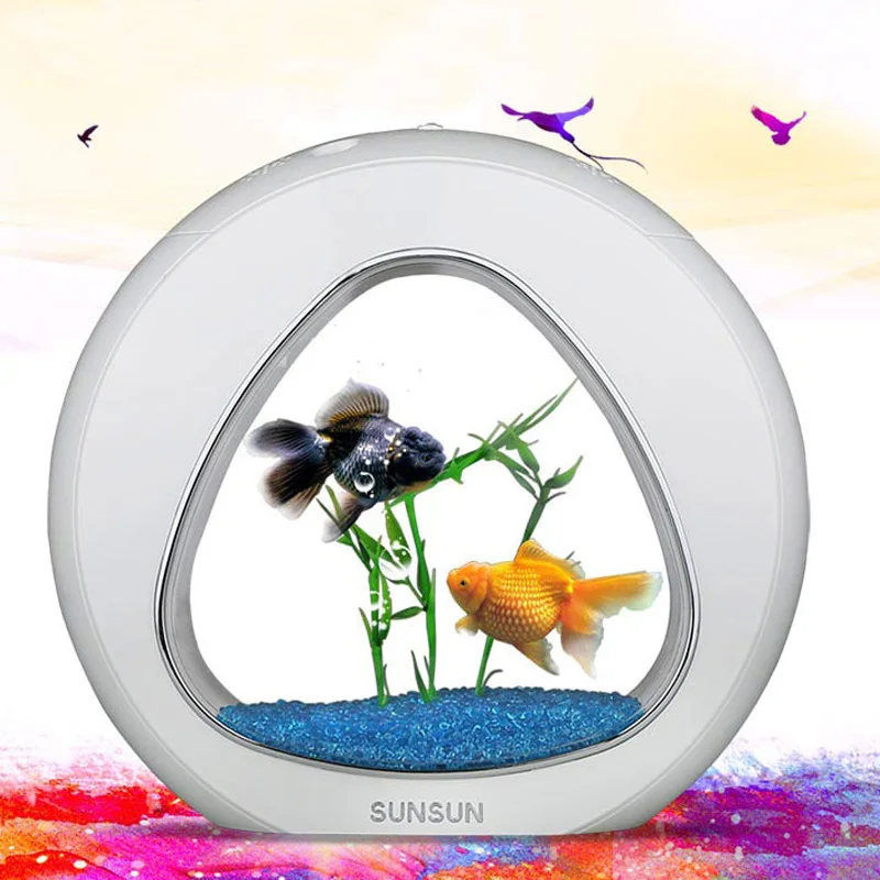 2 цвета на выбор экологический аквариум Интегрированный фильтр светильник мини