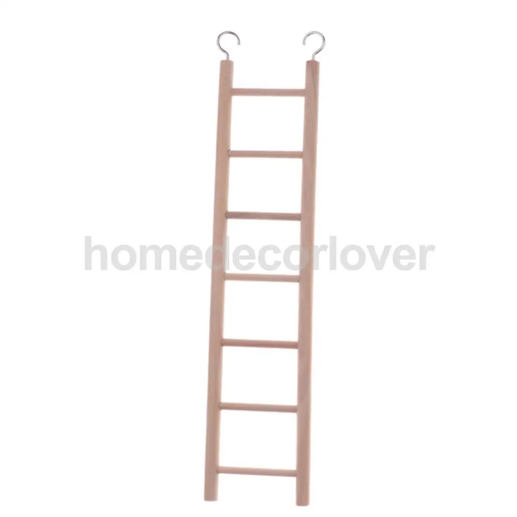 Деревянный Крыса попуги Игрушка Мост лестница птица хомяк клетка аксессуары 3