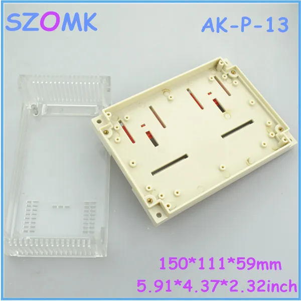 

4 pieces a lot, plastic enclosures for electronics din rail enclosure 150*111*59mm plastic 2014 new din rail enclosure