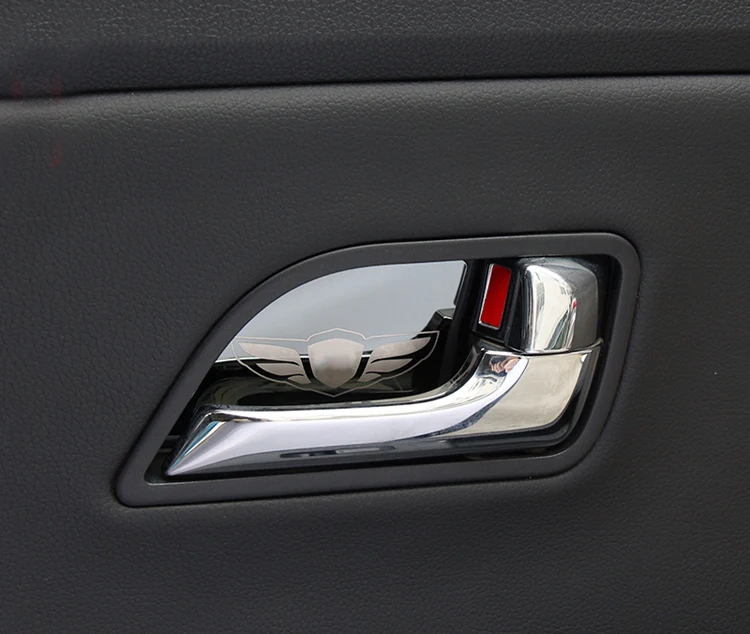 4pcs/lot Car-styling Auto Door Inner Bowl Sticker interior moulding Handle Cover Trim for Kia K2 2011-2016 C163 | Автомобили и