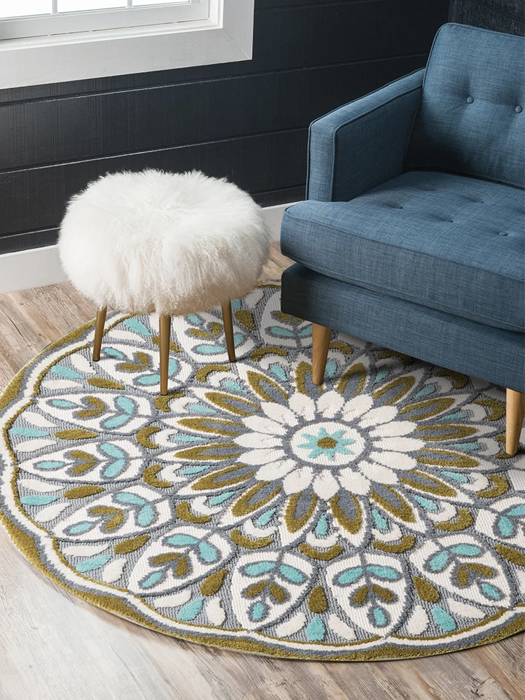 FAMIFUN новый богемный стиль круглый ковер гостиная кофейный столик для спальни