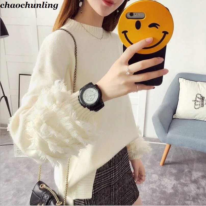 Европа и Америка женский шить Свитеры Для женщин-Новинка 2017 года Зима Леди