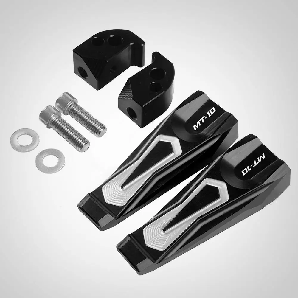 

For Yamaha MT-10 MT 10 MT10 Motorcycle CNC Aluminum Passenger Foot Pegs Rear Footrest Pedals MOTO Folding Footrests Foot Pegs