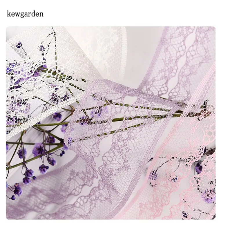 Kewgarden DIY аксессуары для банта волос полые кружевные ленты вручную изготовленная