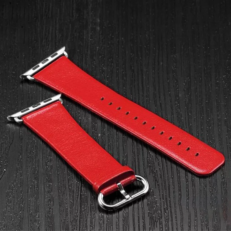 Ремешок из натуральной телячьей кожи для Apple Watch Band 42 мм браслет iwatch 5 4 3 38 женский с