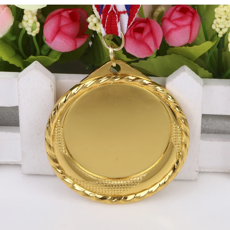 

Size 6.8MM Blank Medals Gold Color Medal and Silver Color Medal and Branze Color Medal