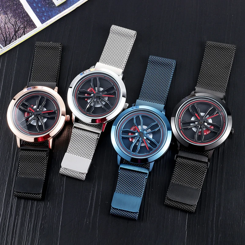 Часы наручные Lucky мужские с вращающимся циферблатом брендовые Роскошные