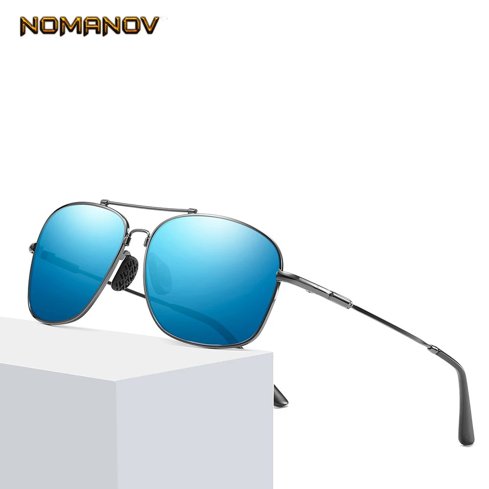 Прямоугольные солнцезащитные очки из алюминиево магниевого сплава