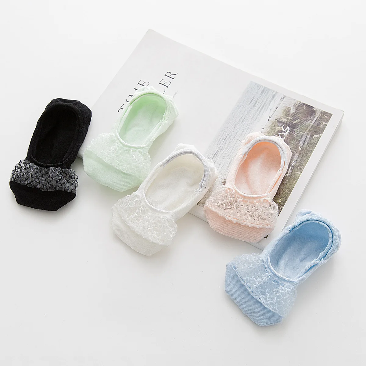 Sineborn 1 пара модные женские туфли Летний стиль ажурные короткие носки Обувь для