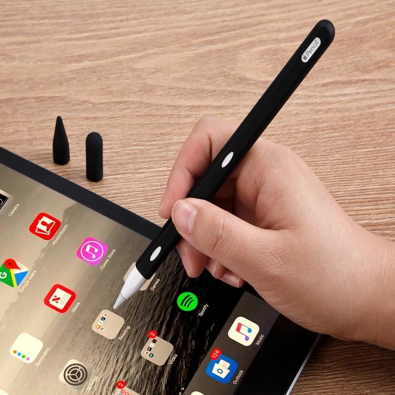 Чехол Teyomi для Apple Pencil 2 с наконечниками мягкий силиконовый чехол 2-го поколения iPad |
