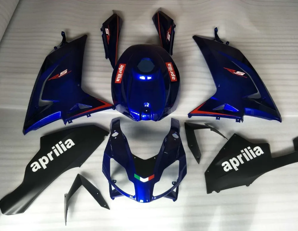 

Комплект обтекателей для мотоцикла для Aprilia RS4 125 RS125 2006 2007 2008 2009 2010 06-11 обтекатель из АБС-пластика кузов синий