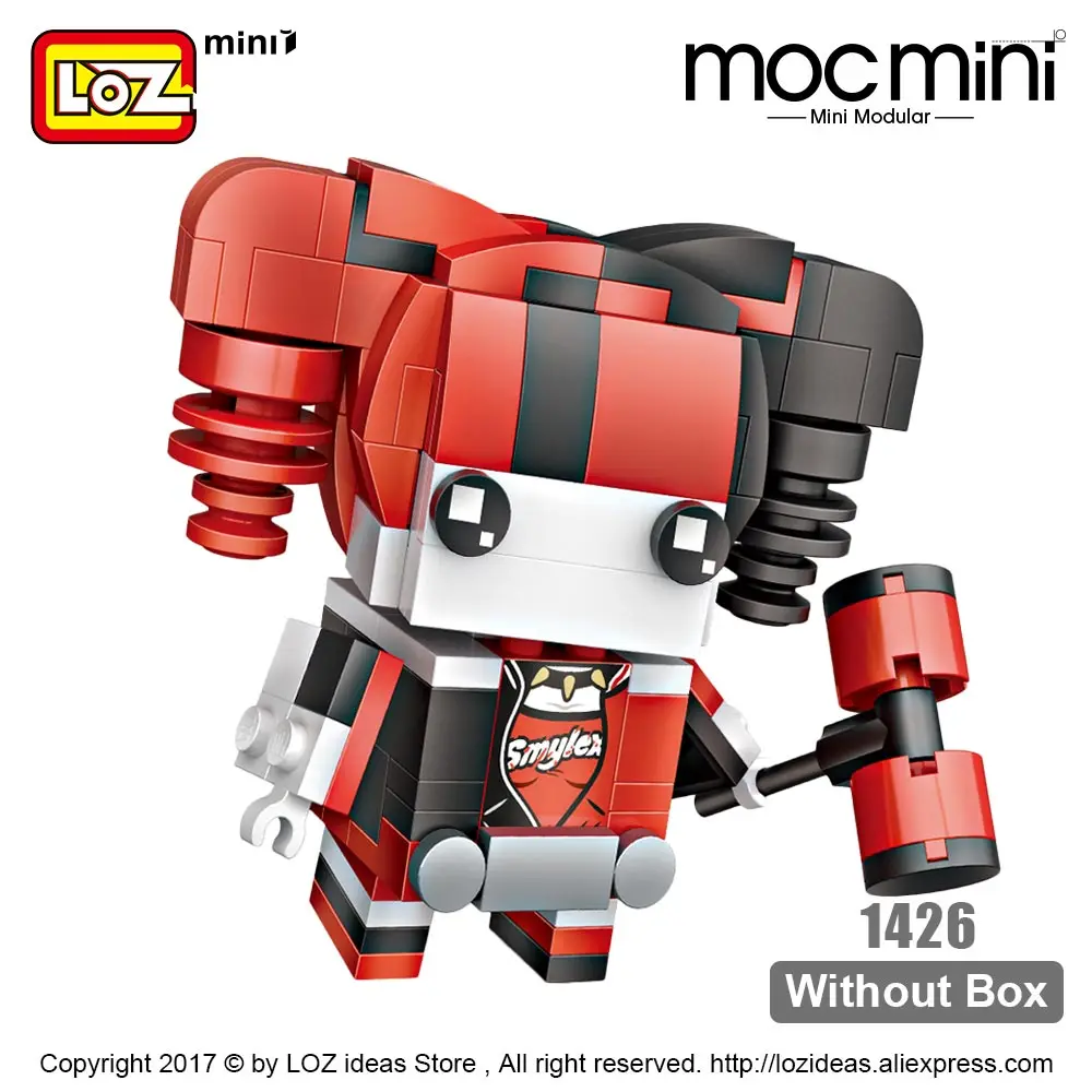 1426 Without Box Лоз мини-блоки Супер Герои Супергерои экшн-фигурка строительные сборочные игрушки и хобби brick Heads развивающие - Цвет: 1426 Without Box