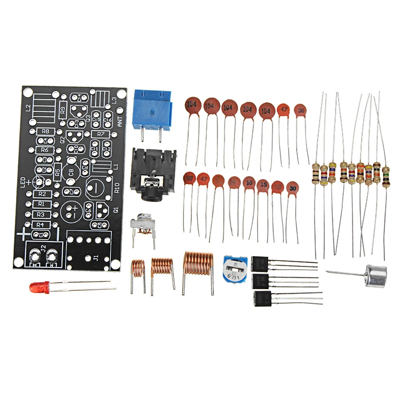 FM беспроводной микрофон комплект радио передатчик модуль электронный