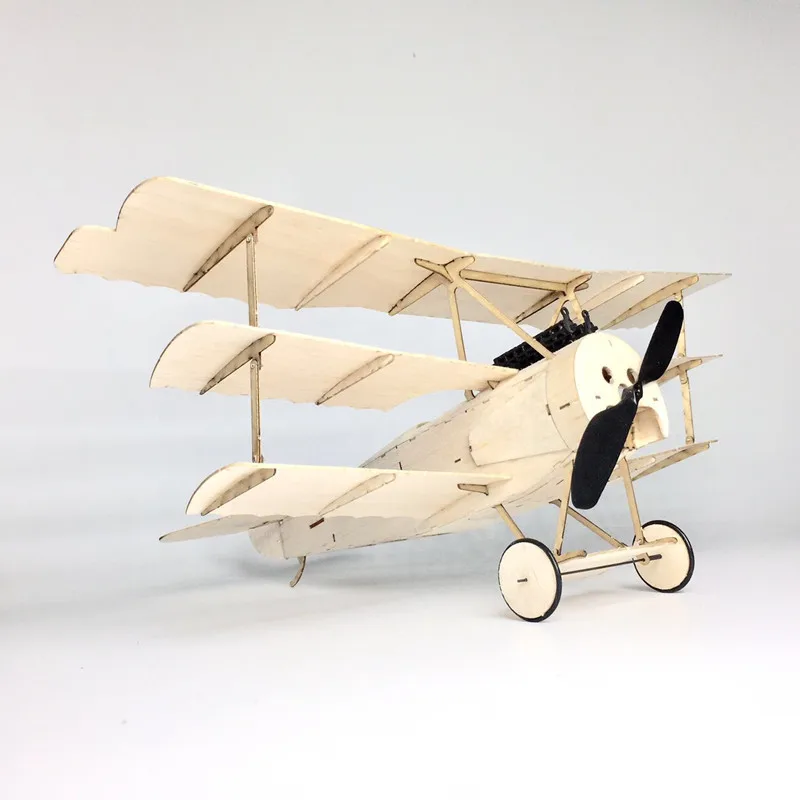 MininimumRC самолет лазерная резка самолетик из пробкового дерева комплект Fokker DR.1