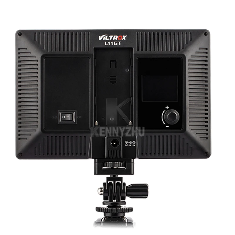 Viltrox L116T ультра тонкий светодиодный свет панели 3300-5600 K двухцветная и затемняемая 15 Вт для DSLR камеры DV видеокамеры