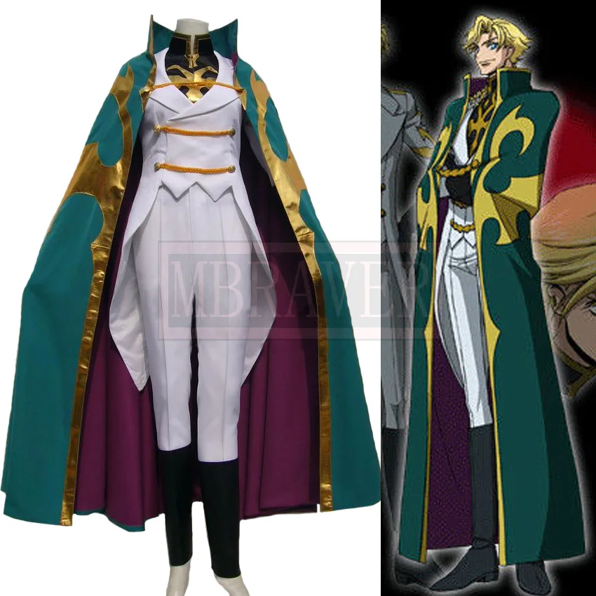 Code Geass Джино Вайнберг Косплэй костюм вечерние на Рождество и Хеллоуин