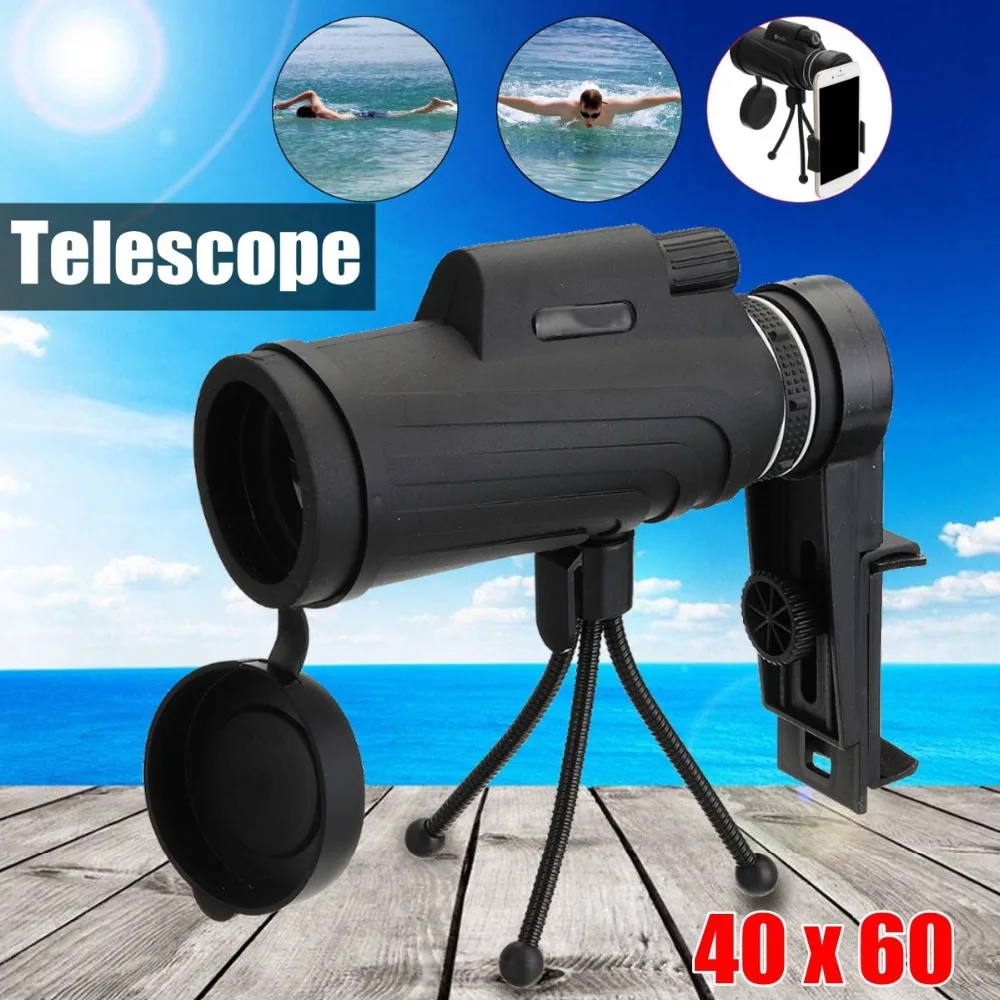 50X60 HD зум объектив водонепроницаемый монокулярный телескоп для смартфона telefon