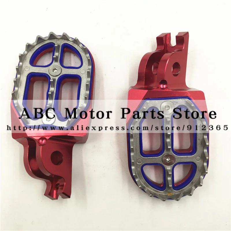 CR125 250 500 CRF 450R заготовка CNC подножки педали Подставки для мотоцикла мотокросса