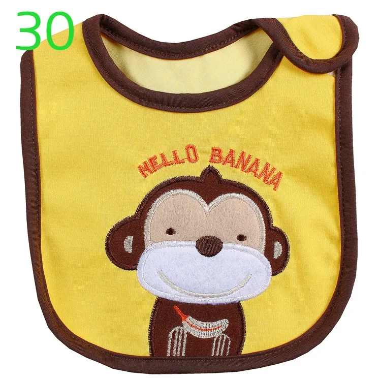 0-3 Years Old 40 modes Infant Burp Cloths Feeding Baby Bibs Cute Cartoon Pattern Toddler Waterproof Saliva Towel Cotton Fit | Детская