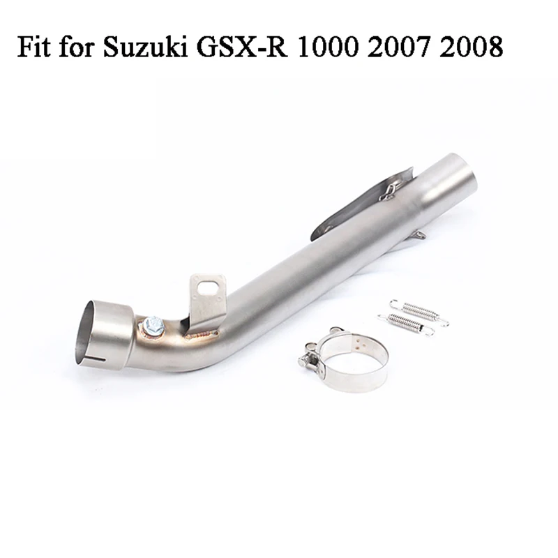 

MTCLUB for Suzuki GSX-R GSXR 1000 2007 2008 GSX-R GSX R 1000 GSXR1000 Motorcycle moto Muffler Exhaust Middle Pipe Tube Brand New