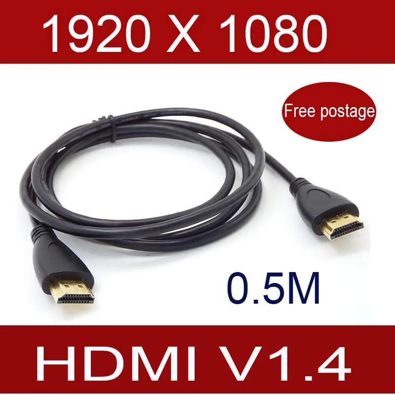 10 шт. 50 см HDMI-кабель короткий HDMI v1.4 3D видеокабель для переключателя сплиттера |