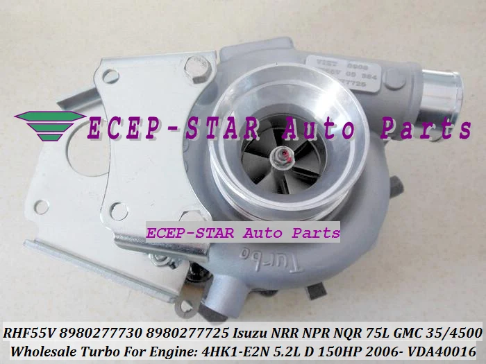 Бесплатная доставка RHF55V 8980277725 8980277730 Турбокомпрессор Для ISUZU NRR NPR NQR 75L для GMC