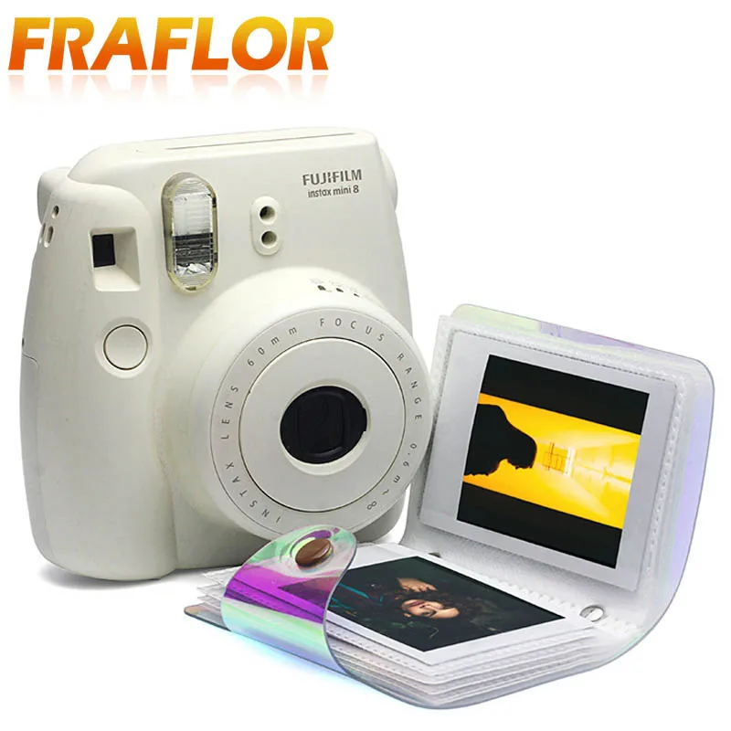 Мини-бумажник с 20 карманами 3 дюйма лазерный фотоальбом для Fujifilm Instax Mini 9 8 90 + 26 7s