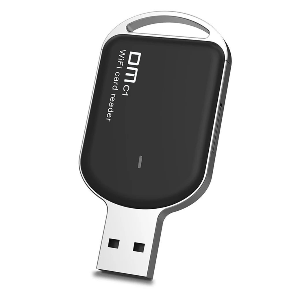 DM C1 wfd011 Беспроводной Wi-Fi TF Card Reader USB 2.0 Интерфейс с точка доступа для смартфонов