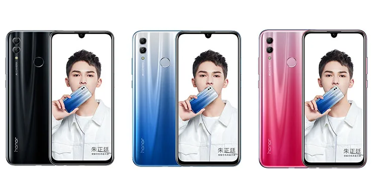 Honor 10 Lite, 4G, мобильный телефон, Android 9,0, 6,21 дюйма, FHD, 2340X1080, двойной шрифт, задняя камера 24 МП, AI камера, отпечаток пальца, 710, Восьмиядерный