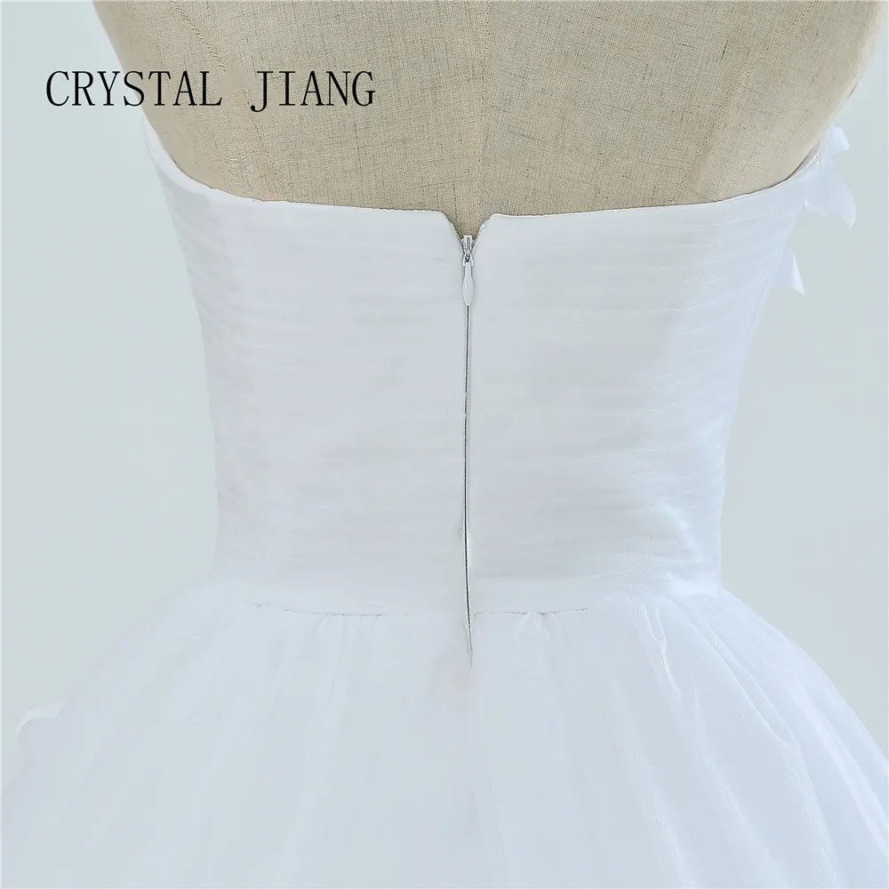 Свадебное бальное платье с кристаллами JIANG Vestido De Noiva 3D бабочкой милое красивое