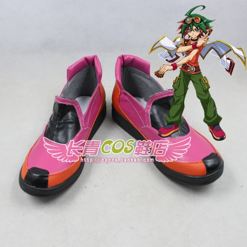 Yu-gi-ой ARC-V Yuya детская Sakaki Косплэй ботинки C006 | Тематическая одежда и униформа