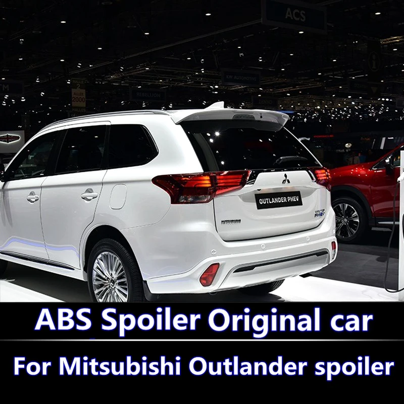 Для Mitsubishi Outlander 2013-2017 спойлер высокое качество АБС пластик Неокрашенный праймер