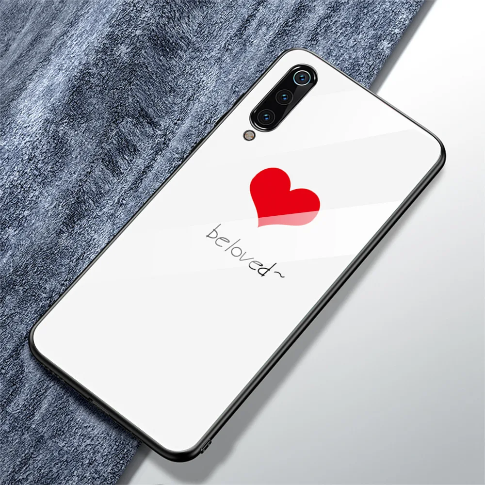 Красный mi 7 Note 7 Pro Note 6 Pro Red mi K20 Pro Red mi 6 Pro mi 9T mi 9 mi 8 mi x3 чехол противоударное покрытие звездное пространство закаленное стекло чехол
