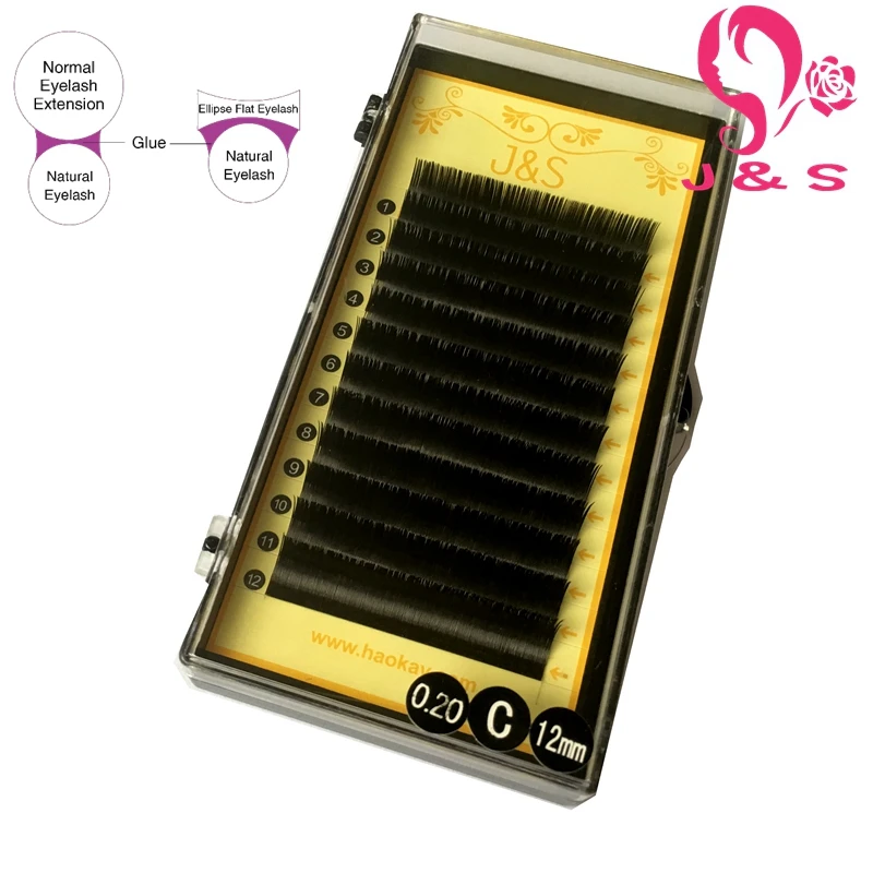5 шт./лот супер мягкие 3D эллиптические плоские наращивания ресниц J &amp S | Красота и