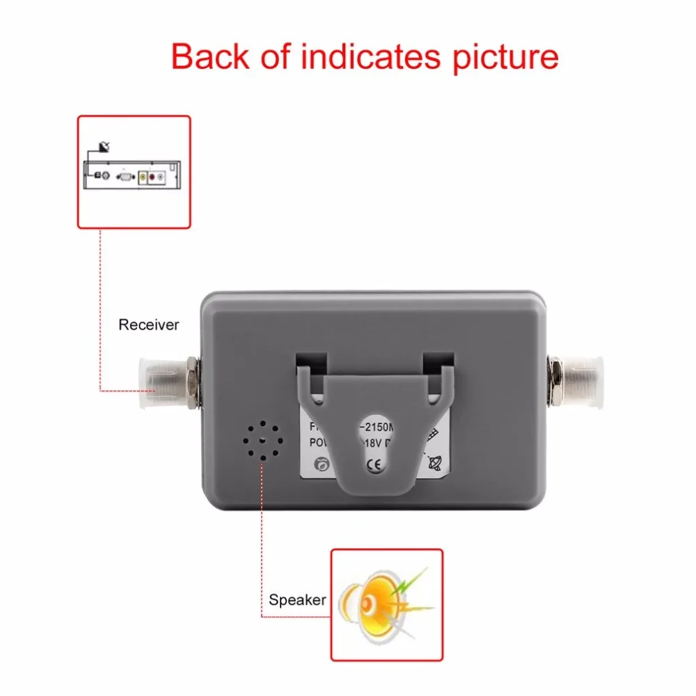 Mini Portable Digital Antenna Satellite Signal Finder LCD Buzzer JS-SF05 TV Satellite Receiver Meter TV Signal Detector Tool