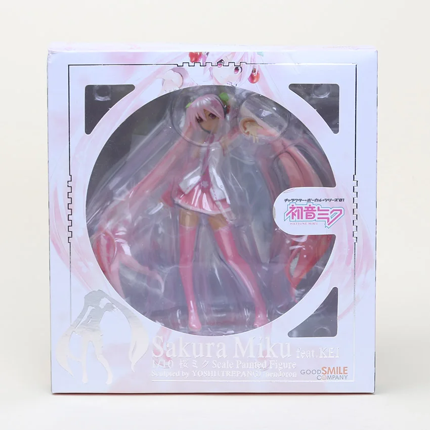 15172 16cm in box Аниме сексуальные фигурки Хацунэ Мику заячьи кроличьи уши Сакура розовая Хацунэ Мику фигурка Коллекционная модель игрушки - Цвет: 15172 16cm in box