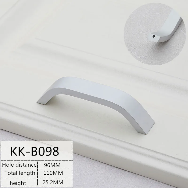 KK& FING, 1 шт., современные алюминиевые ручки для дверей, простые ручки для выдвижных ящиков, для спальни, шкафа, шкафа, кухонного шкафа, ручки и ручки