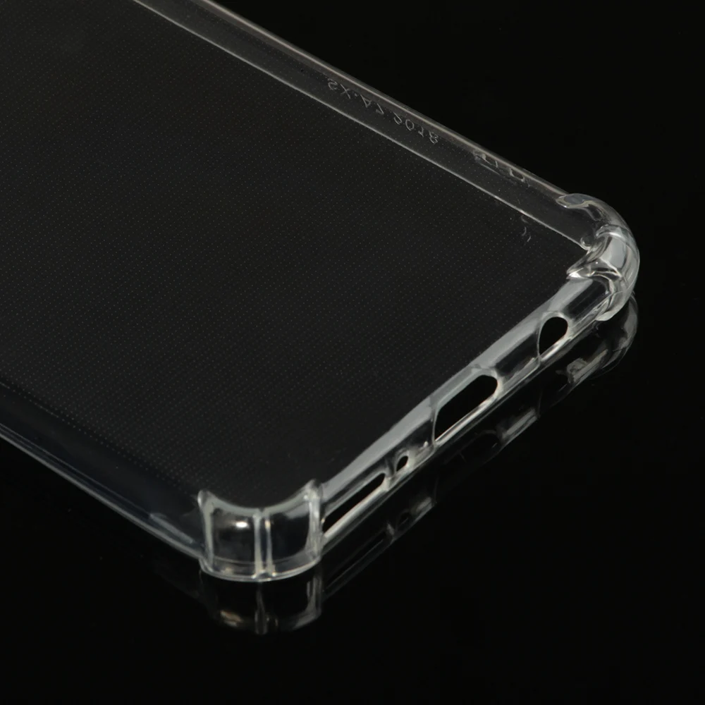 High quality transparent reinforced Anti-falling Soft Silicone phone case For Samsung Galaxy A7 2018 A750 coque funda etui cover |