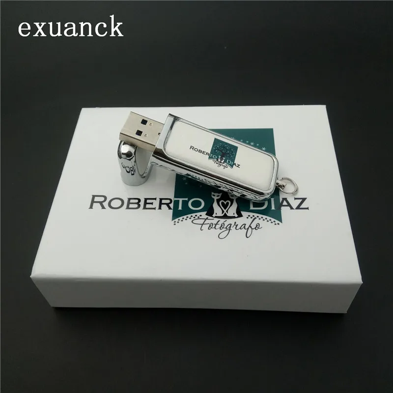 Новое поступление логотип на заказ цветной принт кожа Usb 3 0 флеш накопитель 64 ГБ 32