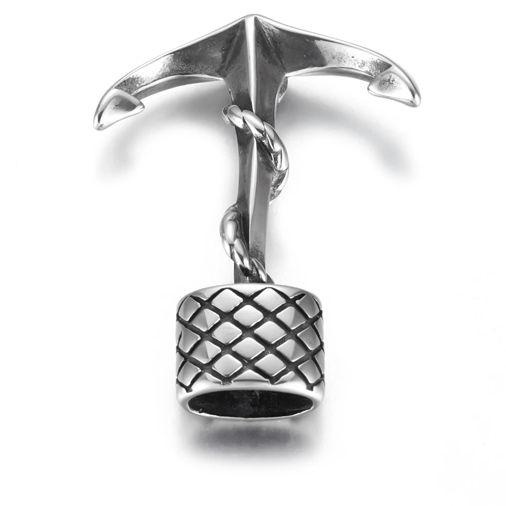 Изогнутый крючок из нержавеющей стали с отверстием для лозанжа 10*5 мм застежка