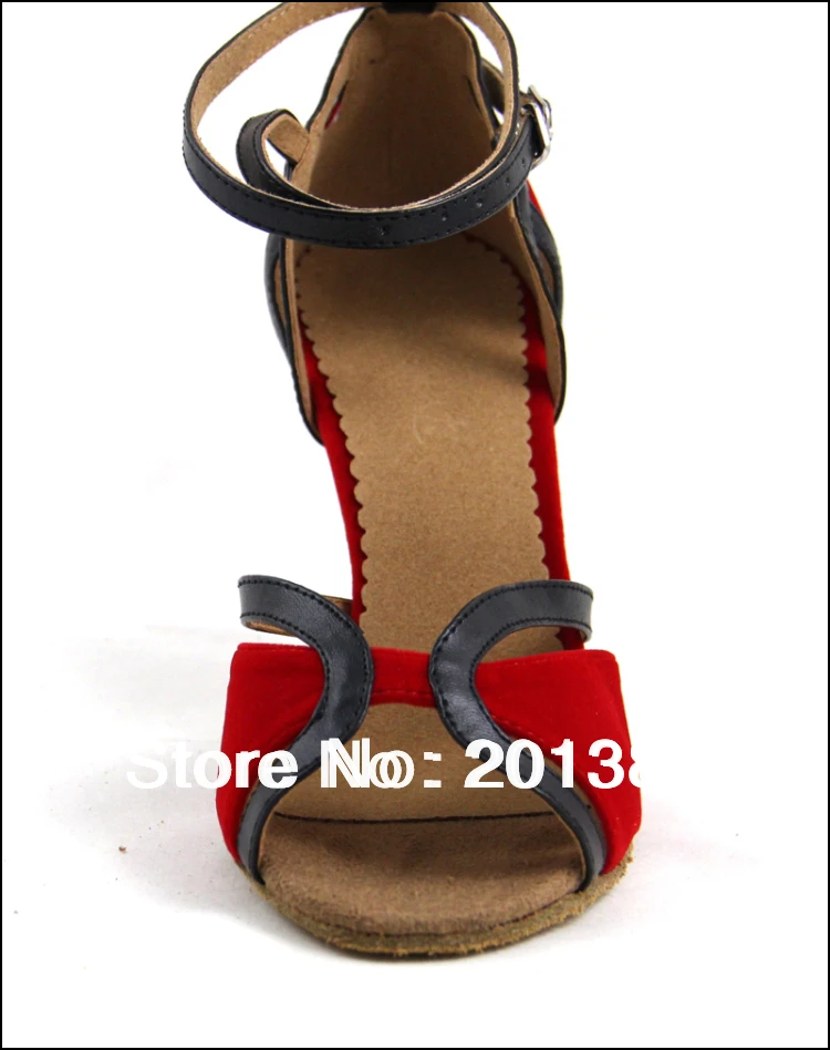 Wholesale Sexy Ladies Red Velvet LATIN Shoes Ballroom Dance Salsa Tango Size 4 4.5 5 5.5 6 6.5 7 7.5 8 8.5 9 9.5 10 | Спорт и