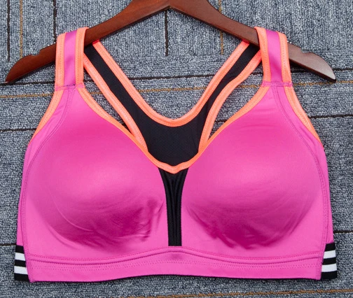 Женский спортивный бюстгальтер на косточках с полным покрытием для тренировок |