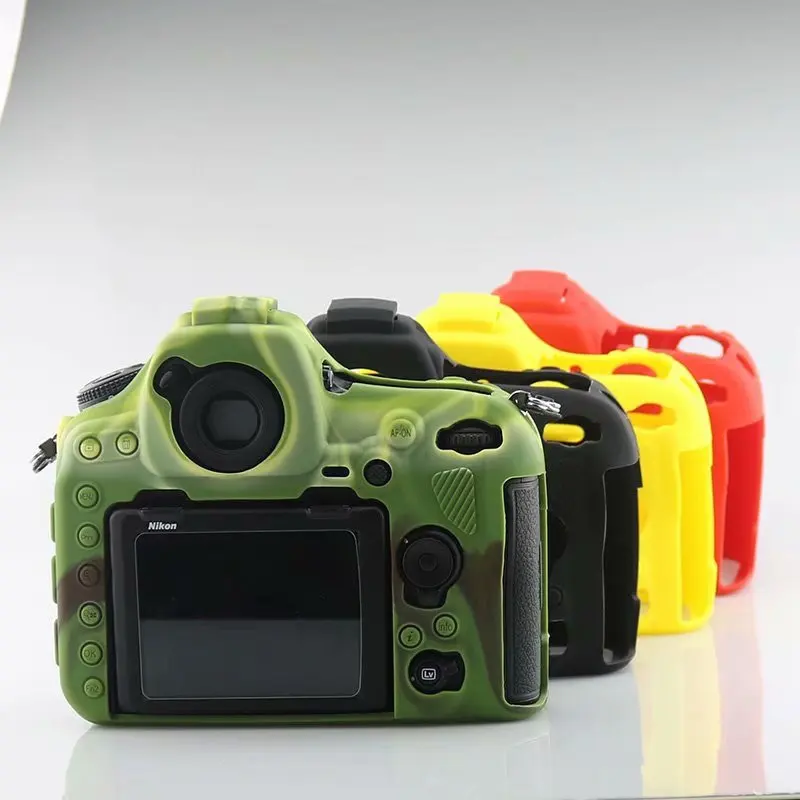 Силиконовая кожа брони чехол для корпуса протектор камеры Nikon D850|Сумки