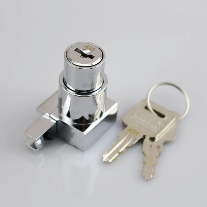 Цинковый замок для раздвижных дверей шкафов 1 шт.|showcase lock|door lockthe door lock |