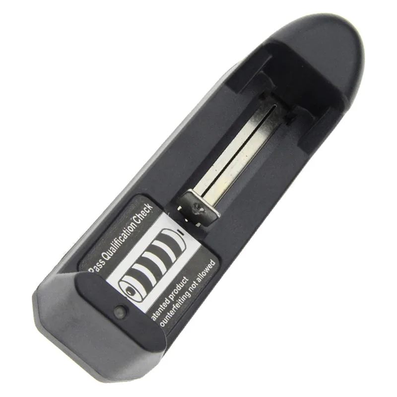 

FandyFire Single-Slot 18650 Battery Charger - Black + Silver (EU Plug)