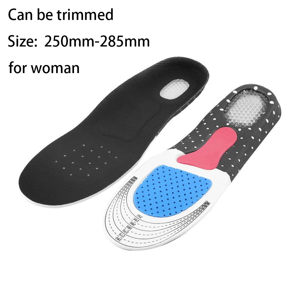 for woman Спортивные стельки гелевые увеличивающие стельки сохраняют ноги прохладными меньше пота и запаха, применимые ко всем видам спортивной обуви - Цвет: for woman