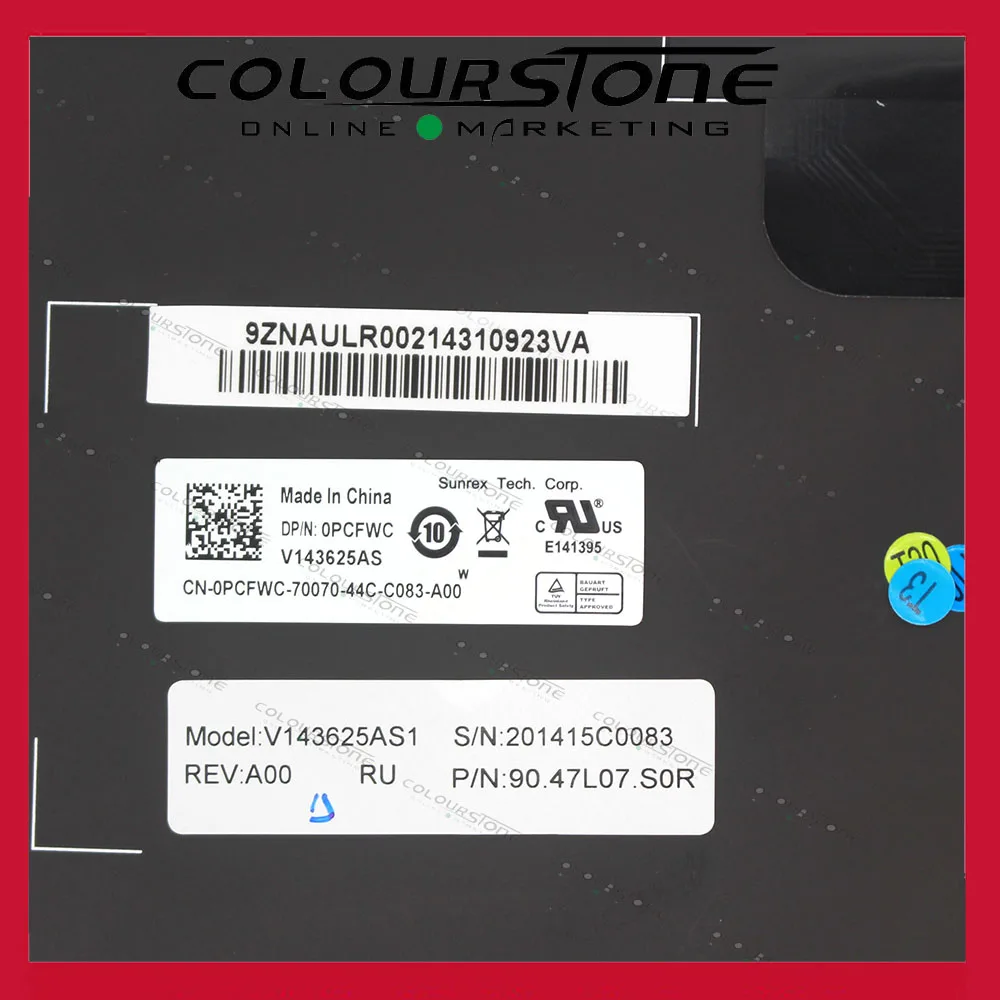 RU Клавиатура для ноутбука Dell Inspiron 15-7000 15 7537 7737 15HR 2525s 2528s серия русская клавиатура с подсветкой V143625AS1