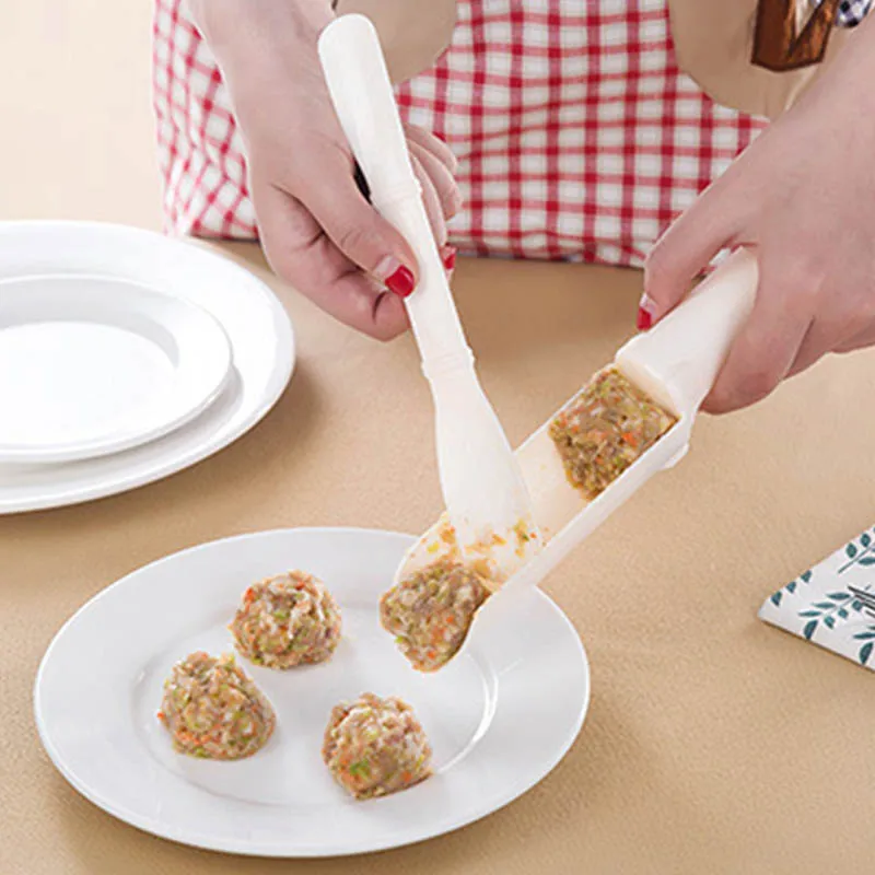 Meatball Maker 1 набор кухонных гаджетов удобные инструменты для приготовления пищи пластиковые DIY Meatball производитель креветочные шарики обработка совок