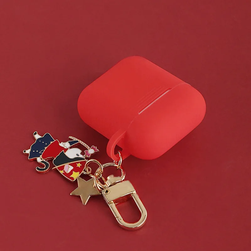 Силиконовый чехол для Apple Airpods 1 2 с изображением ангелов в Корейском стиле